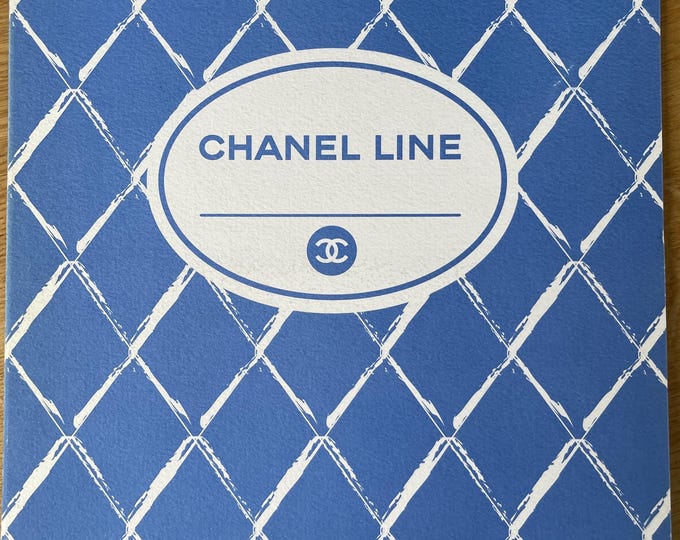 Chanel Cruise Press Kit - Claudia Schiffer - Karl Lagerfeld - Chanel Line