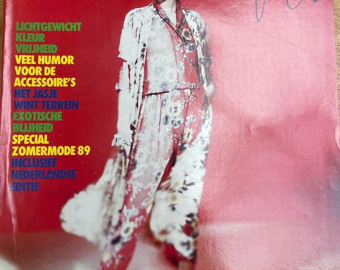 Pre-Owned Vintage fashion magazine Marie Claire 1989 Netherlands edition
