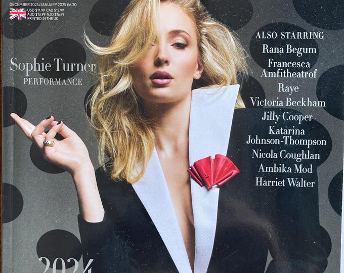 For Women who read fashion -Fashion magazine HARPER'S BAZAAR cover Sophie Turner women of the year!