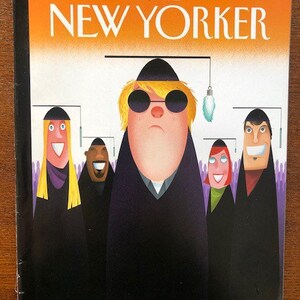 The cover's just the beginning - The New Yorker Iconic Journalism & Cartoons - Collectible Issue Gift for magazine lovers!