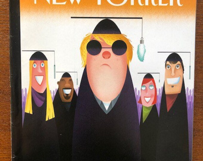 The cover's just the beginning - The New Yorker Iconic Journalism & Cartoons - Collectible Issue Gift for magazine lovers!