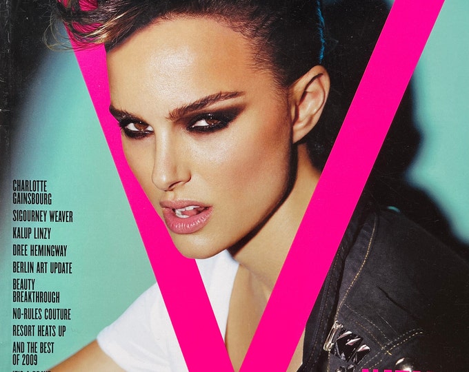 For Women who read fashion -Unique rare fashion magazine V -No 62 cover Natalie (Portman) Rocks by Mario Testino