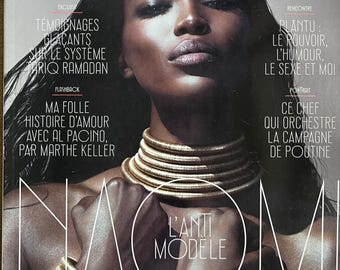 For Women who read fashion -Vintage rare fashion magazine VANITY FAIR cover NAOMI