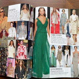 Begagnad vintagemodetidning Harper's Bazaar-omslag Scarlett Johansson! bild 8