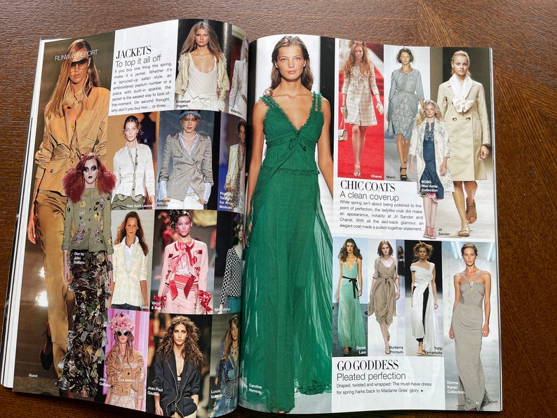 Begagnad vintagemodetidning Harper's Bazaar-omslag Scarlett Johansson! bild 8