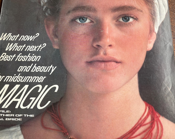Own a piece of Vogue history -Vintage rare fashion Magazine VOGUE July 1981-Iconic Style Fashion Covers Photography Models & Editorials