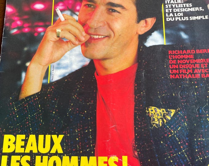 For Women who read fashion -Vintage fashion magazine Jardin des modes 1985 collections