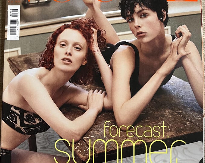 Own a piece of Vogue history-Magazine Vogue Italia cover by Steven Meisel -I conic style & Cover Photography Fashion Models