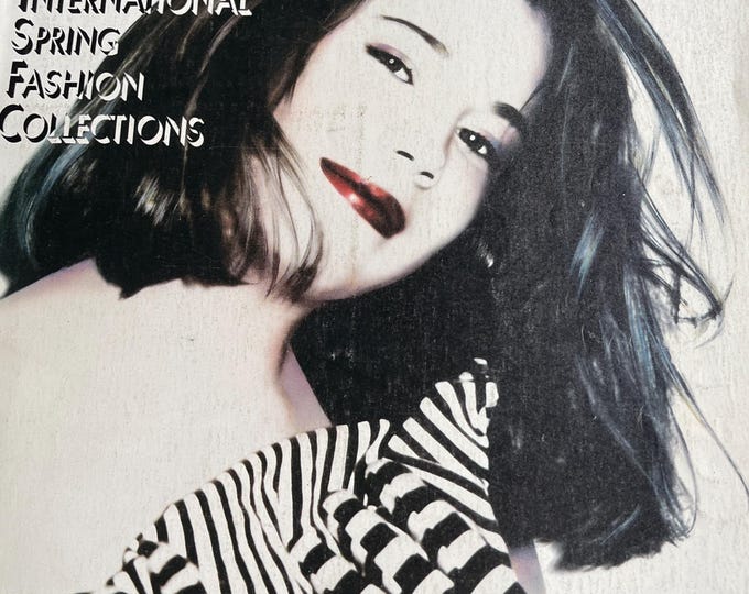 For Women who read fashion -Detail magazine 1990 Bil Cunningham international fashion reviews