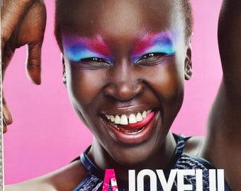 For Women who read fashion -Fashion magazine GLAMOR 2010 cover Alek Wek