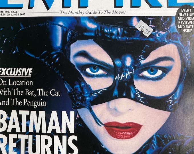Unique rare vintage magazine Empire 1992 Batman Returns - Vintage Print -Iconic stories, Collectible Retro issue