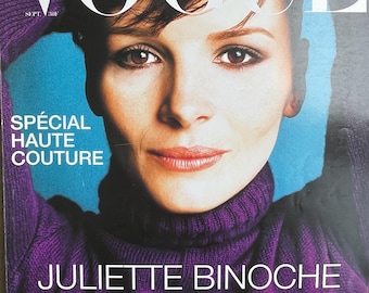 Pre-Owned magazine Vogue Paris 1995 - cover Juliette Binoche - Special Haute Couture
