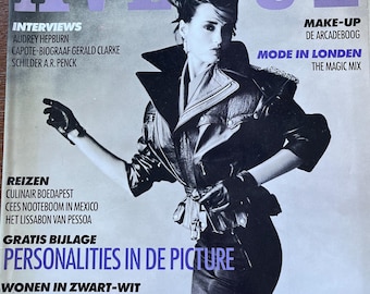 Fashion Culture - vintage rare Dutch fashion art design magazine AVENUE 1988-Collectible Print Issue Fashion & Lifestyle-Photography Culture