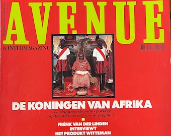 Fashion Culture - Vintage rare Dutch Fashion Glossy magazine AVENUE 1992-Collectible Print Issue Fashion & Lifestyle-Photograpy Culture