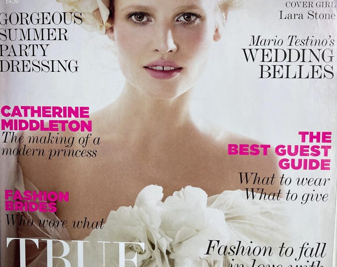 Pre-Owned Vogue Uk magazine May 2011 - cover Lara Stone