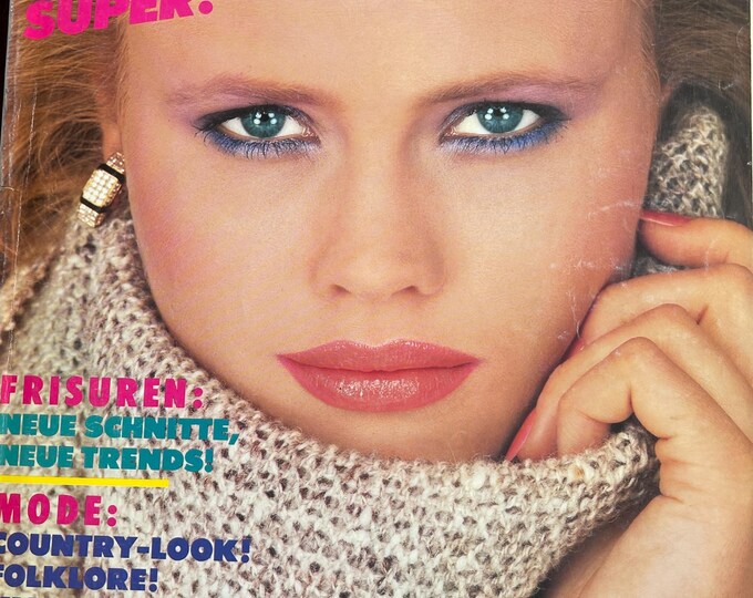 Vintage rare fashion Magazine VOGUE Deutsch September 1981-Iconic Style Fashion Covers Photography Models & Editorials