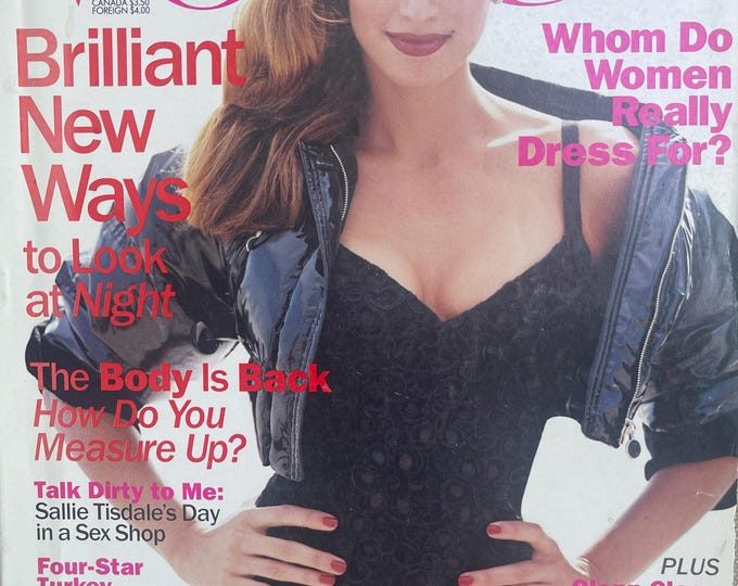 Pre-Owned Vogue magazine November 1994 - cover Cindy Crawford