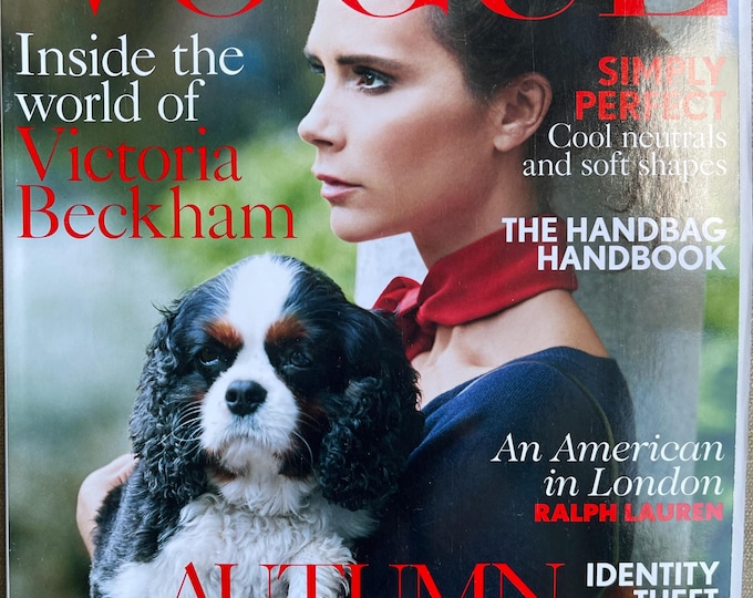 Pre-Owned Magazine VOGUE 2014 cover Victoria Beckham-Iconic Style Fashion Covers Photography Models & Editorials