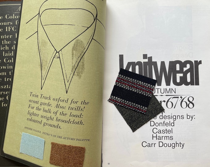 For Women who read fashion -Magazine vintage knit wear 1967-1968 Autumn TRENDS