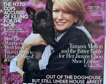 Pre-Owned Collectible - Vintage rare Magazine vintage VANITY FAIR 2005 - cover Martha Stewart - Collectible Retro issue