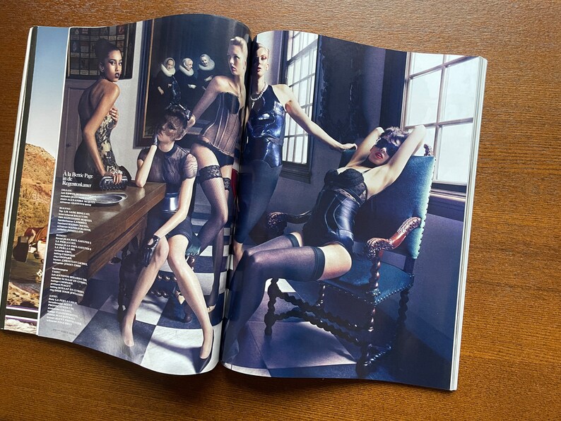Multiple Magazine Layout Backside Pre-owned Unique Rare Magazine Vogue the Netherlands 2012 First Edition ...