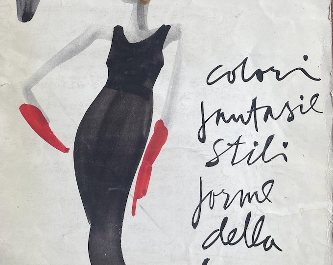 Own a piece of Vogue history-Extremely rare Vogue Italia suplemento 1987 cover Tutti i modi della Lana.