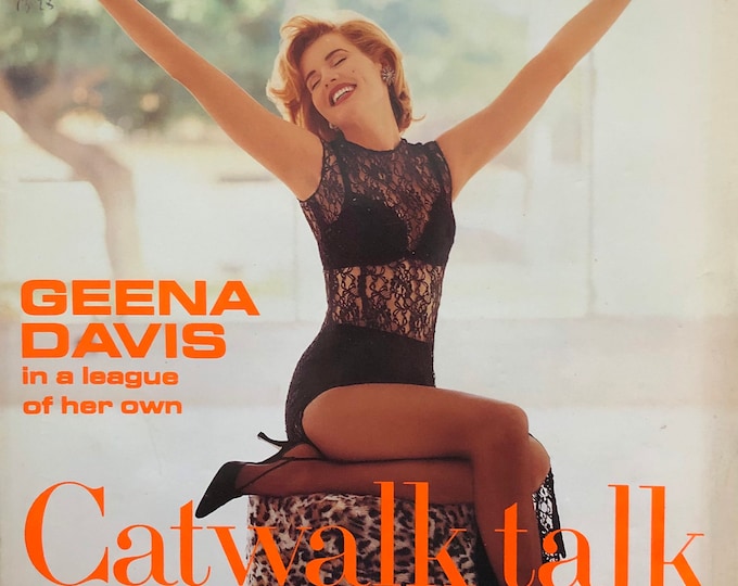 Vogue magazine August 1992 - Cover Geena Davis