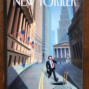 The cover's just the beginning - The New Yorker 2008 Iconic Journalism & Cartoons - Collectible Issue Gift for magazine lovers!