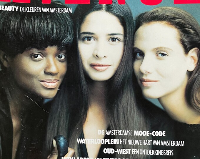 Fashion Culture - Vintage Dutch Glossy fashion magazine AVENEU 1991-Collectible Print Issue Fashion & Lifestyle-Phothograpy Culture