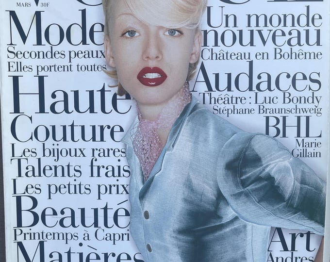Pre-Owned magazine Vogue Paris 1995 - cover Anne Pederson