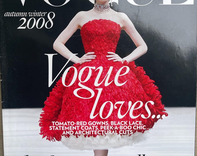 Pre-Owned Vogue magazine Autumn/Winter 2008 catwalk report in association with Kurt Geiger