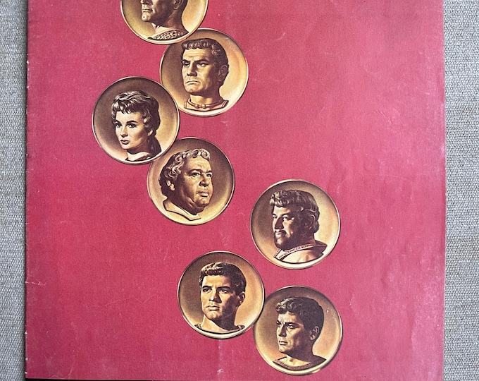 Pre-Owned Spartacus souvenir magazine 1960 Kirk Douglas-Cinema Culture-Iconic Actors, Plays,&Reviews- Collectible Back issue