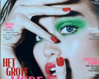 Own a piece of Vogue history -Magazine Dutch Vogue - cover Luna Bijl