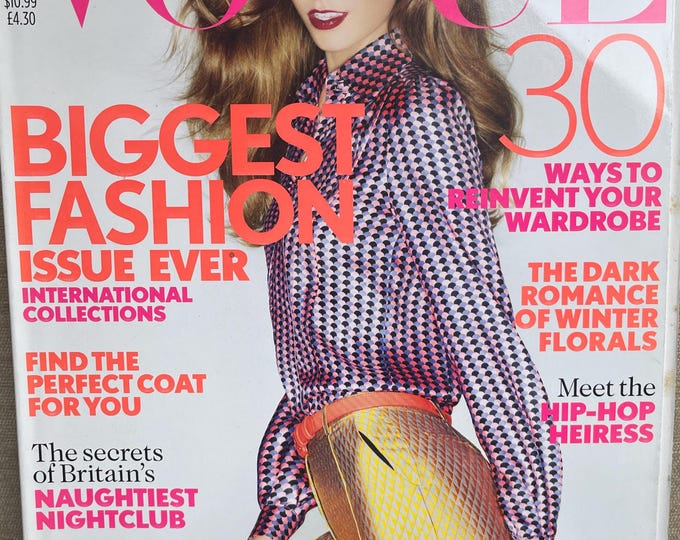 Pre-Owned Magazine Vogue Us 2012 cover Karlie Kloss-Iconic Style Fashion Covers Photography Models & Editorials