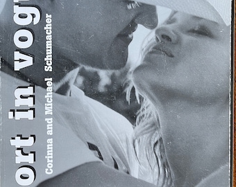 For men who read fashion - Vintage rare fashion sport in Vogue magazine 2003 Michael Schumacher cover!