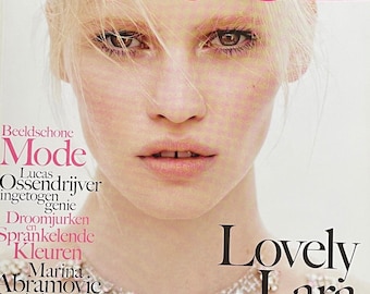 Own a piece of Vogue history -Magazine Vogue The Netherlands cover Lara Stone