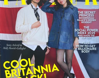 Pre-Owned Fashion magazine TATLER 2025 cover Sonny Ashcroft & Molly Moorish-Gallegher