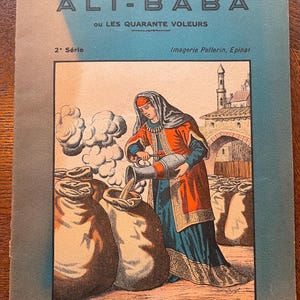 Vintage pellerin Imagerie Ali - Baba ou Les Quarante Voleurs storybook-Cinema Culture-Iconic Actors, Plays,&Reviews- Collectible Back issue