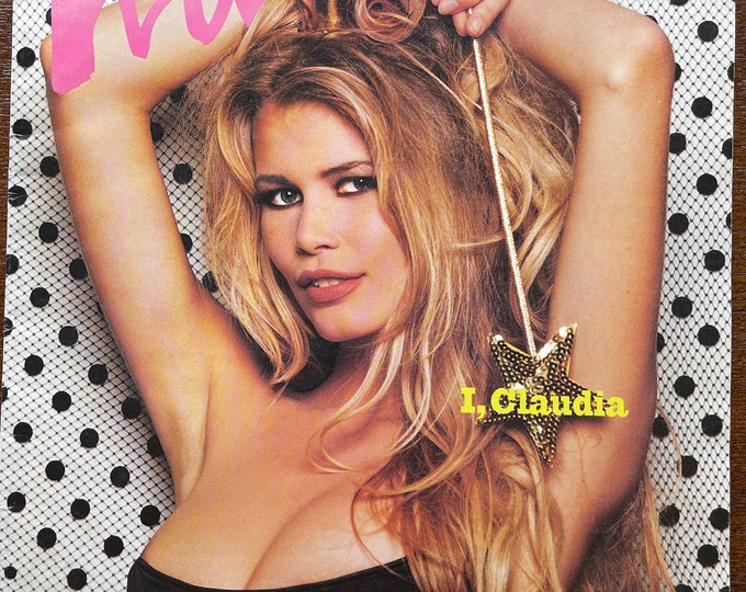 Vintage magazine Interview September 1992 Claudia Schiffer
