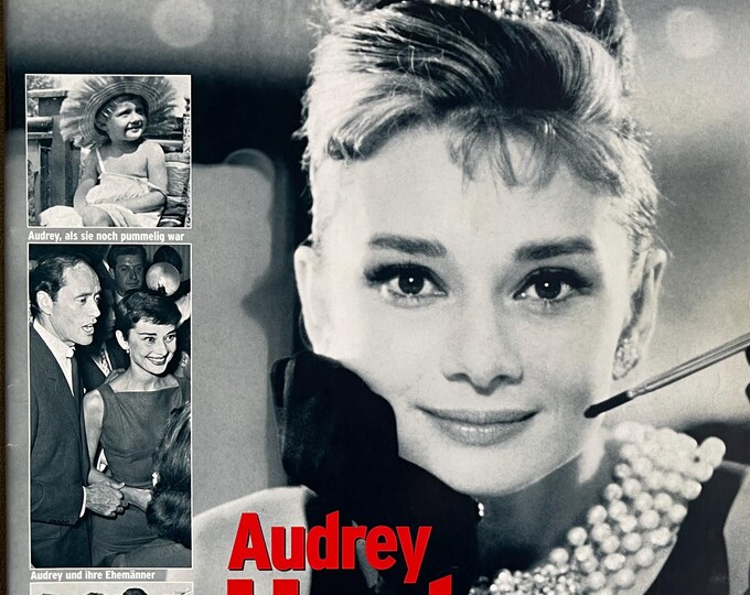 Pre-Owned German magazine Frau im Spiegel Legenden 2005. Audrey Hepburn special, souvenirs magazine