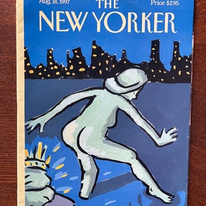 The cover's just the beginning - The New Yorker 1997 Iconic Journalism & Cartoons - Collectible Issue Gift for magazine lovers!