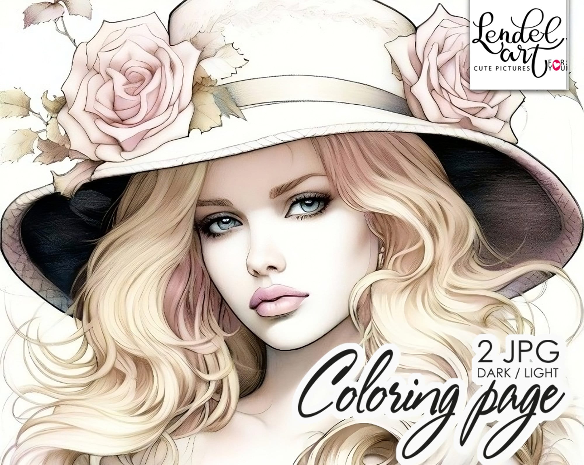 Sun Hat Coloring Pages