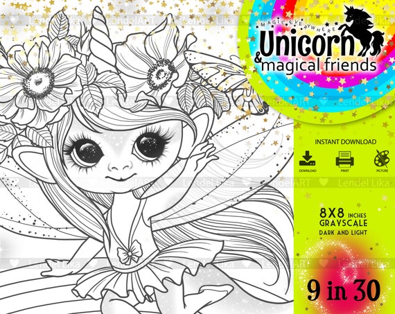 unicorn fairy elf rainbow cute unicorn baby unicorn etsy ireland