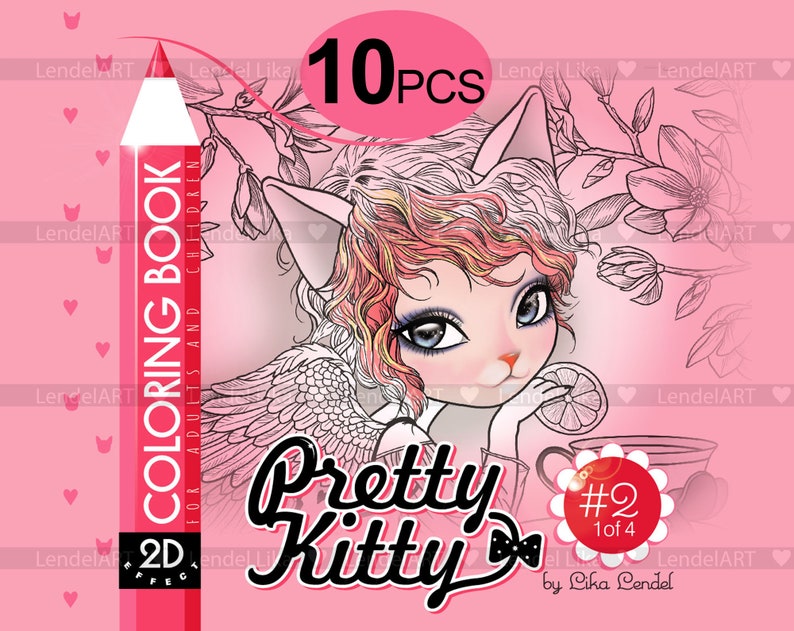 Cute Animal Collection Of Cats Instant Download Printable Adult Kids Colouring Pages Kitten Set2 Coloring Book Pretty Kitty Pdf 10pcs Art Collectibles Drawing Illustration Efp Osteology Org