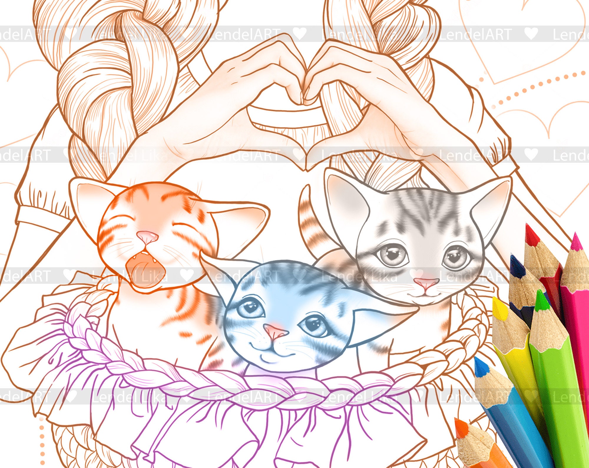 Printable Coloring Page Girl Portrait Coloring Page for - Etsy Canada