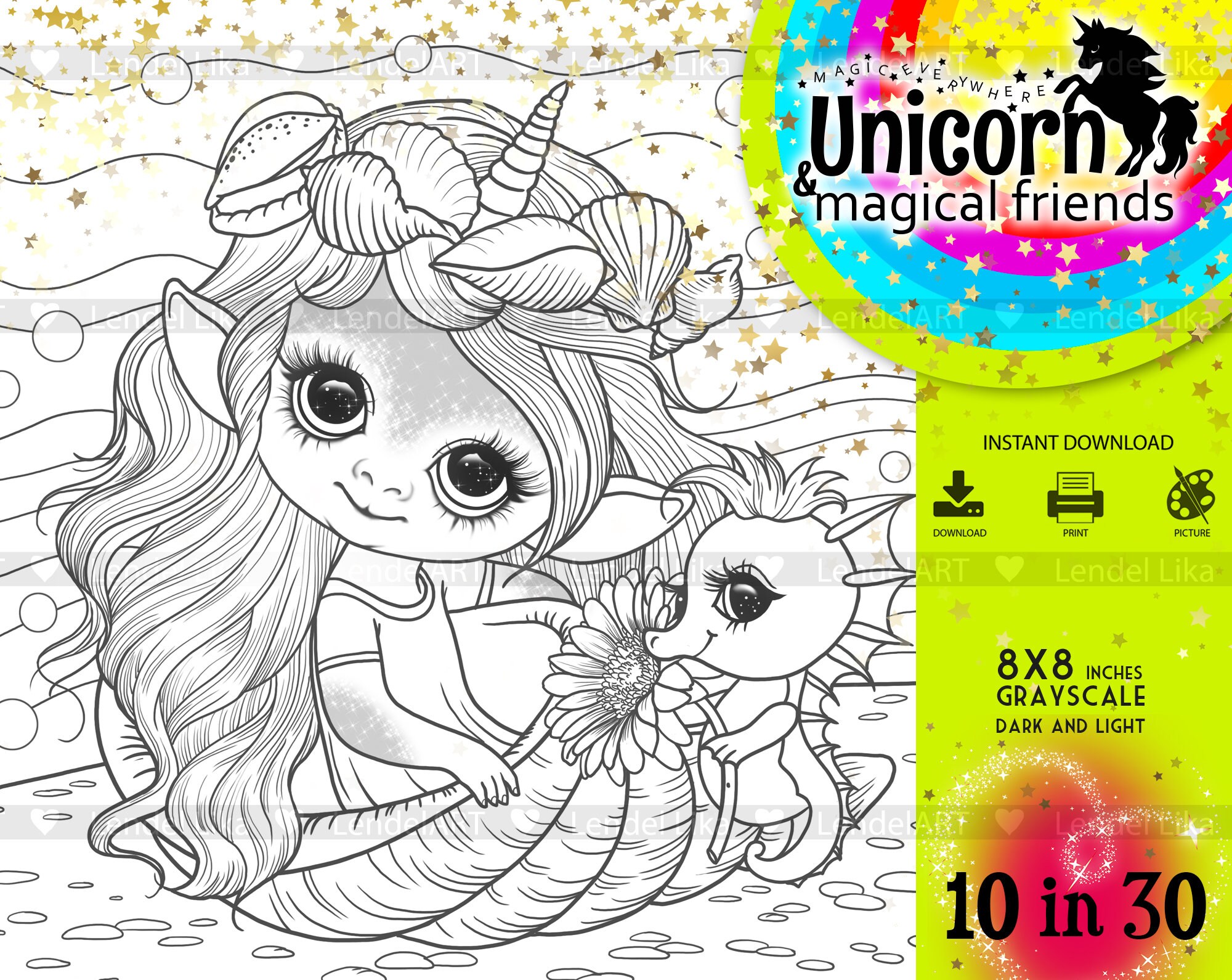 62 Coloring Page Baby Unicorn  Latest