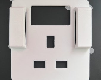 White Socket Switch Cover: Child Power Protector