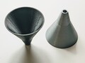 3D Printed PLA Funnel: 12mm Tip, Kitchen Hopper