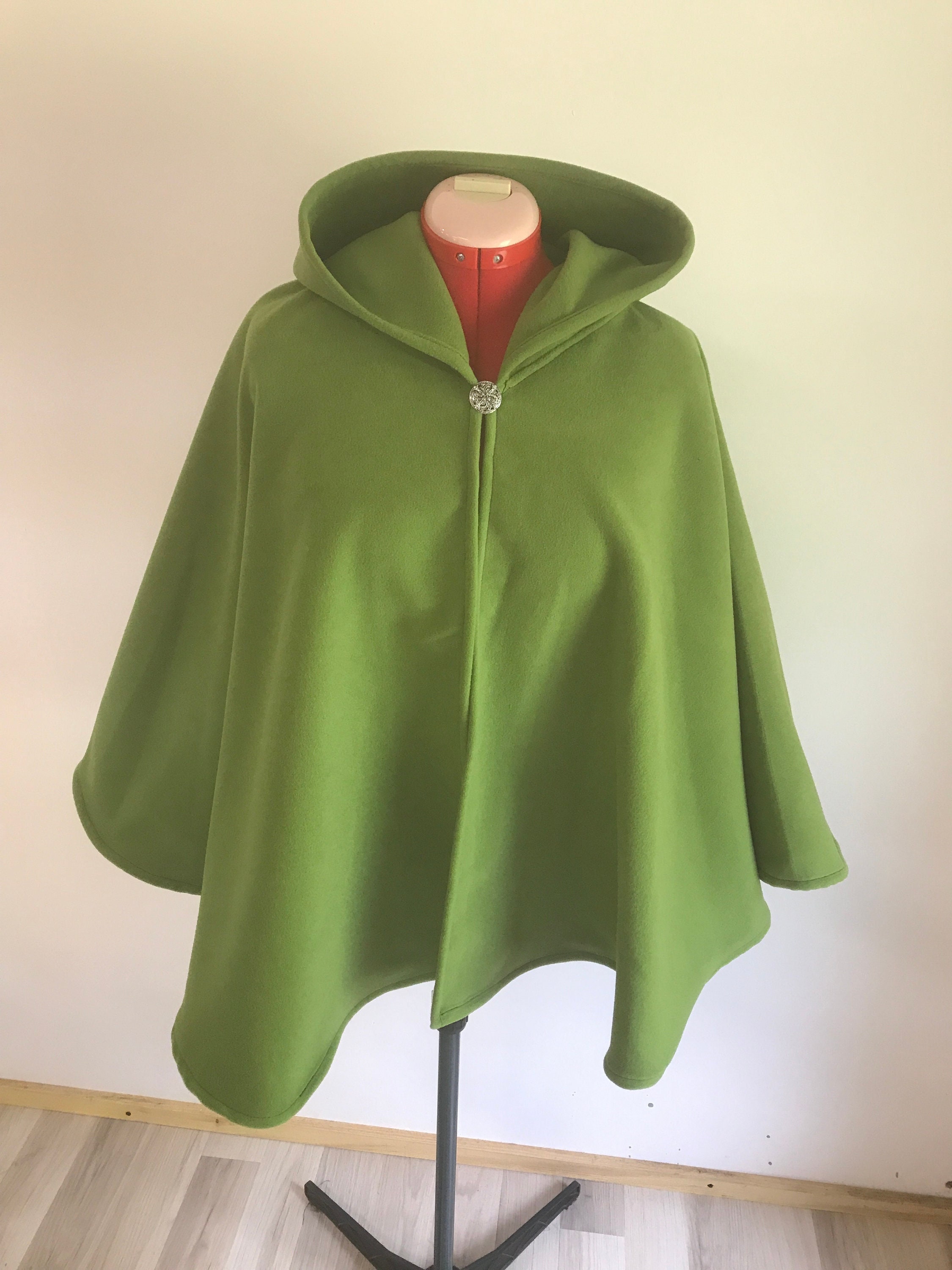 Capelet Short Hooded Cape Hooded Cape Pelerine Hooded Cape 