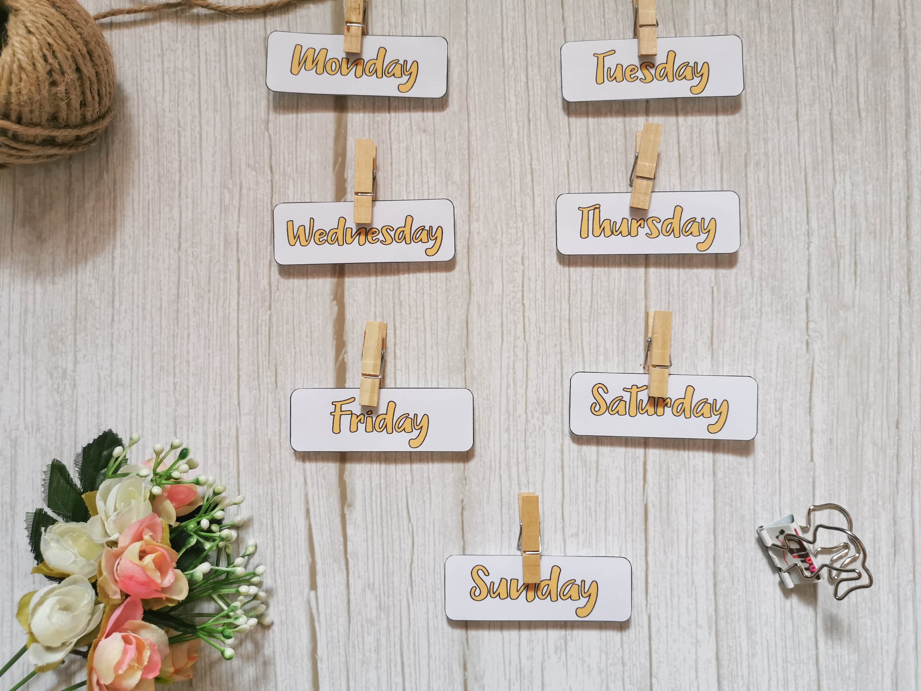 Days of the Week Printables, Kindergarten, Preschool & Homeschool ...